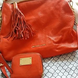 Michael kors handbag and wallet